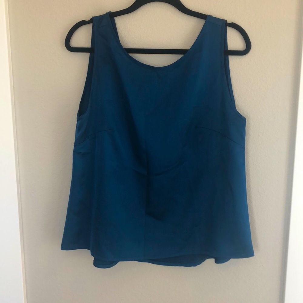 Handmade drapes silk tank Elizabeth Suzann style